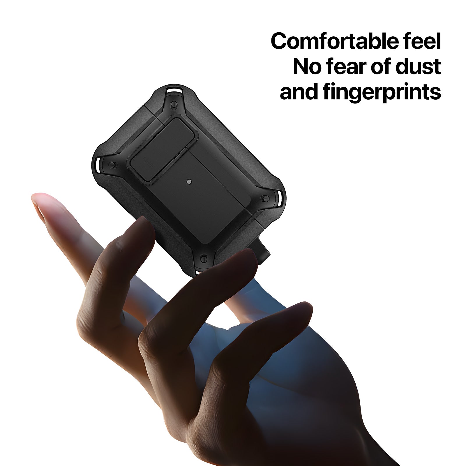 DUX DUCIS PECO Series for Apple AirPods with Charging Case (2016) / (2019) / AirPods with Wireless Charging Case (2019) Secure Lock Cover DUX DUCIS PECO Series for Apple AirPods with Charging Case (2016) / (2019) / AirPods with Wireless Charging Case (2019) Secure Lock Cover